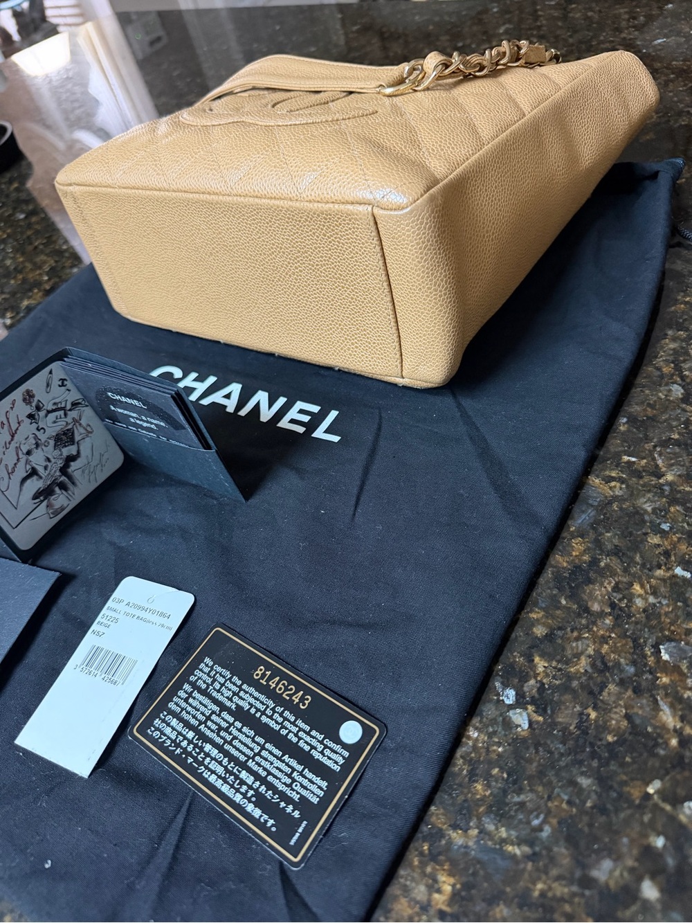 CHANEL Caramel Quilted CC Chain Shoulder Bag - Picture 4 of 12